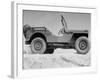 A Finished Jeep Sitting Alone-null-Framed Photographic Print