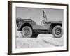 A Finished Jeep Sitting Alone-null-Framed Photographic Print