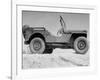 A Finished Jeep Sitting Alone-null-Framed Photographic Print