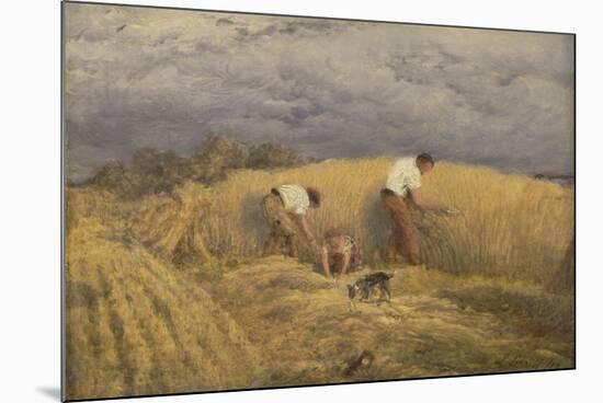 A Finished Study for 'Reaping', 1858-John Linnell-Mounted Giclee Print