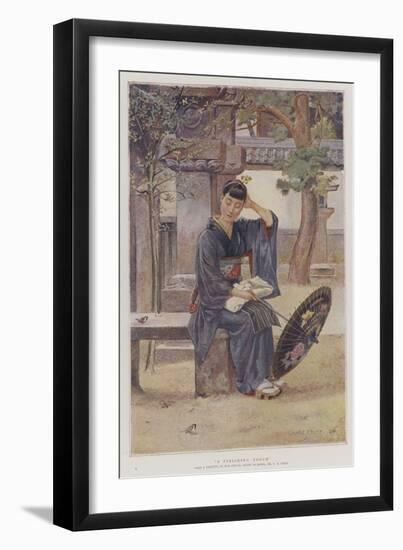 A Finishing Touch-Charles Edwin Fripp-Framed Giclee Print