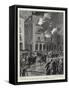 A Fire at Corfu, the Handy Man to the Rescue-Frederic De Haenen-Framed Stretched Canvas