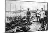 A Fire Damaged Prison Camp in Germany, World War I, 1915-null-Mounted Giclee Print