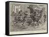 A Fire-Engine in a Siberian Town-Frederick Pegram-Framed Stretched Canvas