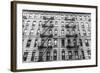 A Fire Escape of an Apartment Building in New York City-kasto-Framed Photographic Print