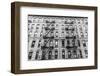 A Fire Escape of an Apartment Building in New York City-kasto-Framed Photographic Print