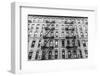 A Fire Escape of an Apartment Building in New York City-kasto-Framed Photographic Print