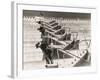 A Fire Escape on a Dam-null-Framed Photographic Print