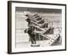 A Fire Escape on a Dam-null-Framed Photographic Print