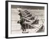 A Fire Escape on a Dam-null-Framed Photographic Print