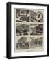 A Fire in Japan-null-Framed Giclee Print