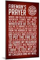 A Fireman's Prayer Art Print Poster-null-Mounted Poster