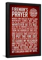 A Fireman's Prayer Art Print Poster-null-Framed Poster