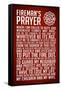 A Fireman's Prayer Art Print Poster-null-Framed Stretched Canvas