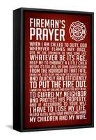 A Fireman's Prayer Art Print Poster-null-Framed Stretched Canvas