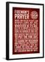 A Fireman's Prayer Art Print Poster-null-Framed Art Print