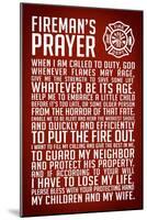 A Fireman's Prayer Art Print Poster-null-Mounted Art Print