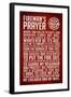 A Fireman's Prayer Plastic Sign-null-Framed Art Print