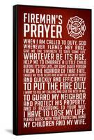 A Fireman's Prayer Plastic Sign-null-Framed Stretched Canvas