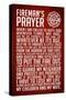 A Fireman's Prayer Plastic Sign-null-Stretched Canvas