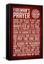 A Fireman's Prayer Plastic Sign-null-Framed Stretched Canvas