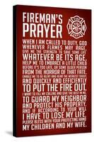 A Fireman's Prayer Plastic Sign-null-Stretched Canvas