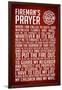 A Fireman's Prayer Plastic Sign-null-Framed Art Print