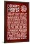 A Fireman's Prayer Plastic Sign-null-Framed Art Print