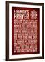 A Fireman's Prayer Plastic Sign-null-Framed Art Print