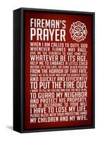 A Fireman's Prayer-null-Framed Stretched Canvas