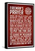 A Fireman's Prayer-null-Framed Stretched Canvas