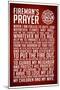 A Fireman's Prayer-null-Mounted Art Print