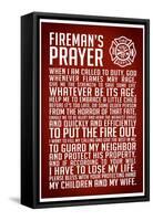 A Fireman's Prayer-null-Framed Stretched Canvas