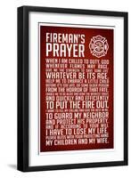 A Fireman's Prayer-null-Framed Art Print