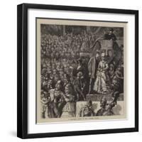 A Firework Night at the Crystal Palace-Edward Frederick Brewtnall-Framed Giclee Print