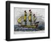 A First Rate Man-Of-War, C18th Century-null-Framed Giclee Print