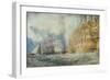 'A First Rate Taking in Stores', 1818-JMW Turner-Framed Giclee Print
