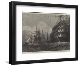 A First-Rate Taking in Stores-J. M. W. Turner-Framed Premium Giclee Print