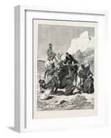 A First Ride on a Camel, Egypt, 1879-null-Framed Giclee Print