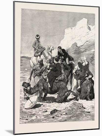 A First Ride on a Camel, Egypt, 1879-null-Mounted Giclee Print