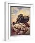 A First World War Tank-J. Allen Shuffrey-Framed Giclee Print