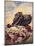 A First World War Tank-J. Allen Shuffrey-Mounted Giclee Print