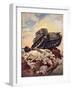 A First World War Tank-J. Allen Shuffrey-Framed Giclee Print