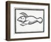 A Fish Called 'Manati' from 'La Historia General De Las Indias' 1547-Christopher Columbus-Framed Giclee Print