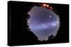 A Fish-Eye 360 Degree Image of the Entire Southern Sky-null-Stretched Canvas