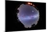 A Fish-Eye 360 Degree Image of the Entire Southern Sky-null-Mounted Photographic Print