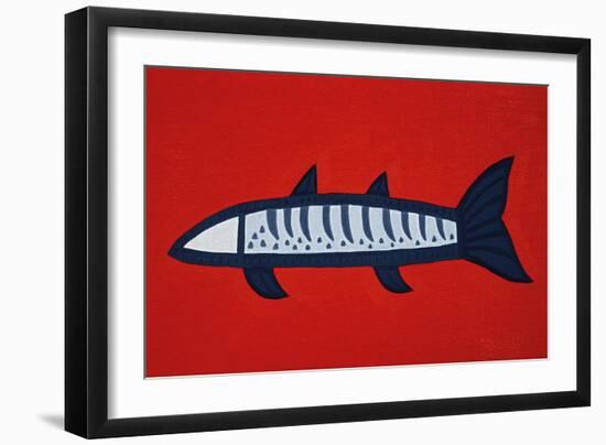 A Fish For My Friend Patricia-Cristina Rodriguez-Framed Giclee Print