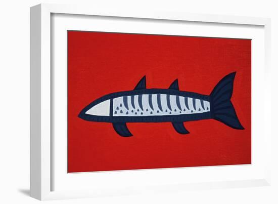 A Fish For My Friend Patricia-Cristina Rodriguez-Framed Giclee Print