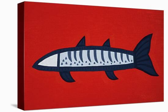 A Fish For My Friend Patricia-Cristina Rodriguez-Stretched Canvas