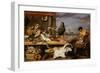 A Fish Market . (The Characters of Cornelis De Vos)-Frans Snyders-Framed Giclee Print